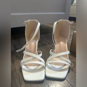 White Formal Heels